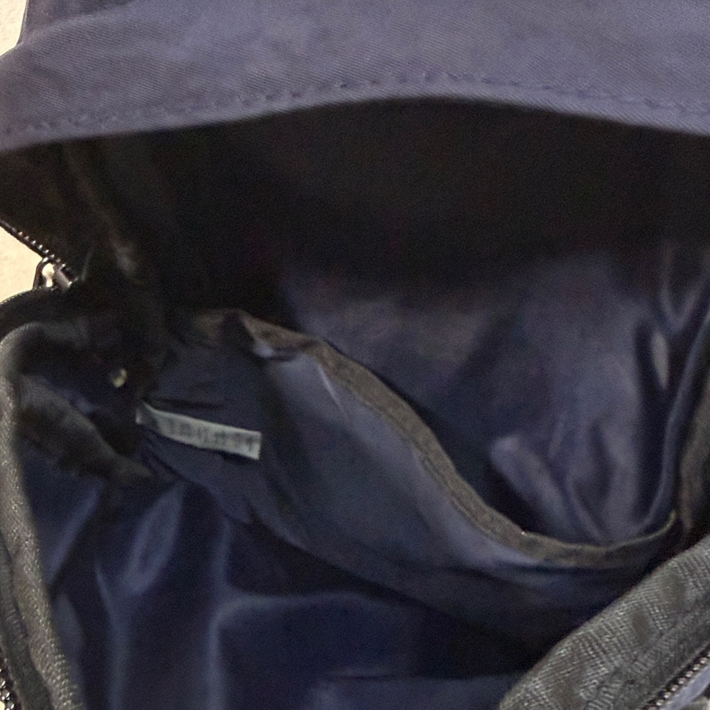 Stylish Navy Crossbody Bag with Logo - Picture 10 of 10